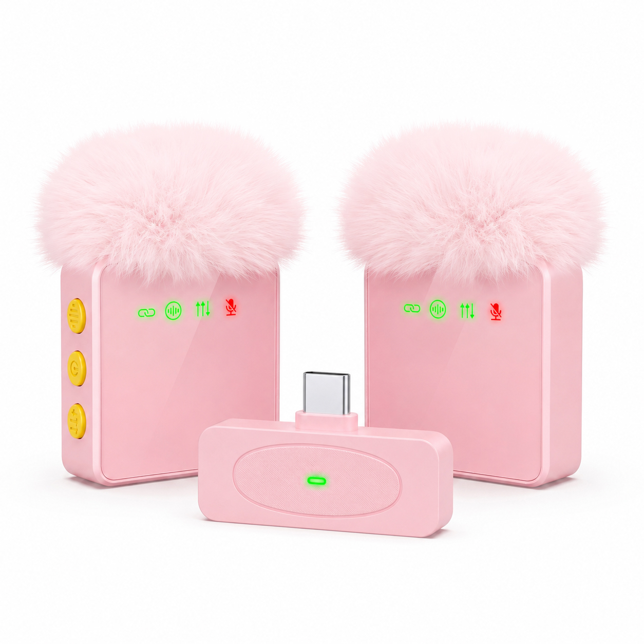 Usb C Hub - Nieuwe draadloze lavaliermicrofoon, USB-C poort, ruisonderdrukking,
