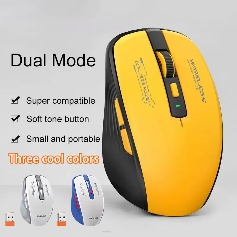 Laptop Mouse - M303L Bluetooth Draadloze Muis 2.4G Dual
