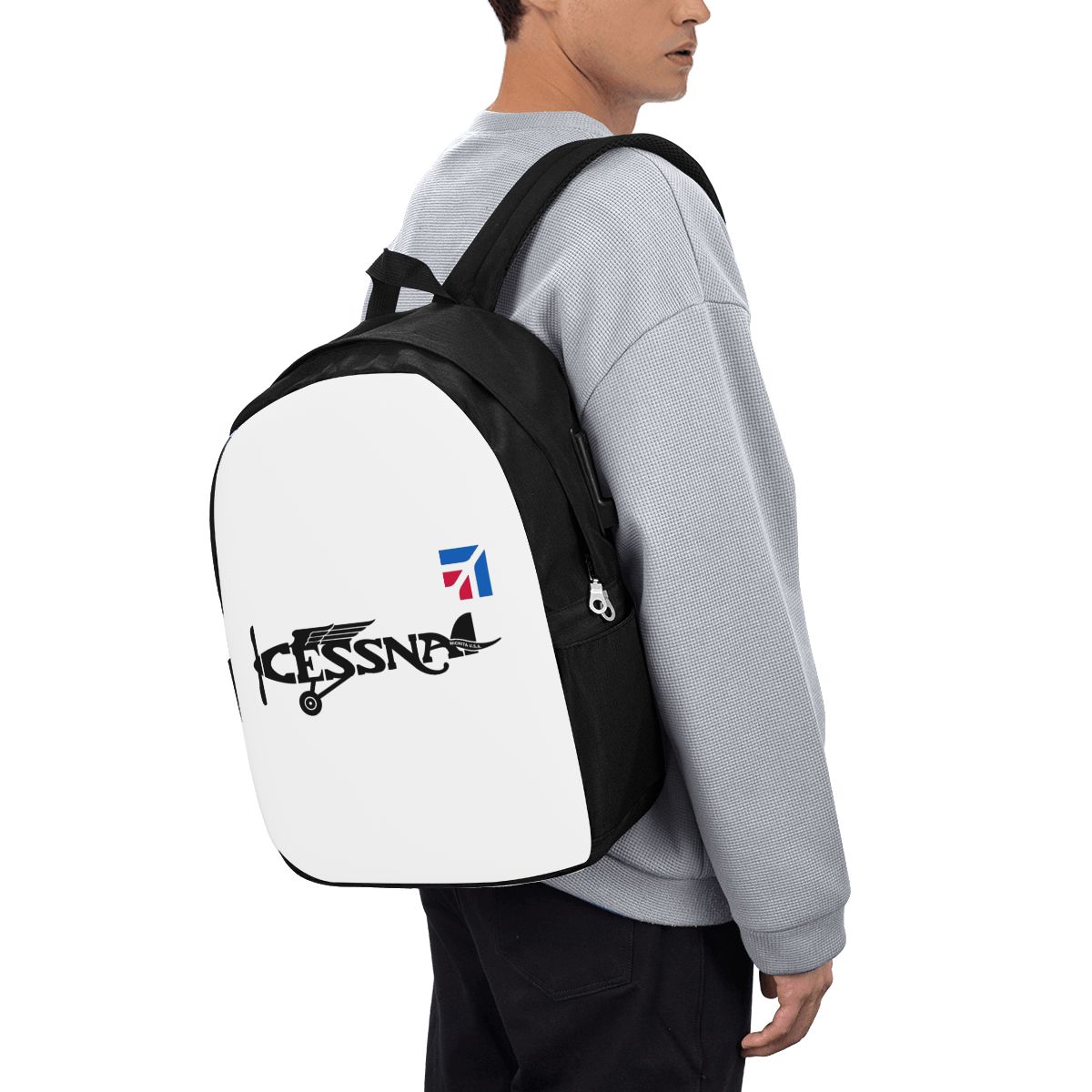 Laptop Bag - Cessna Logo Rugzak Reisnotebooktas Computer Student