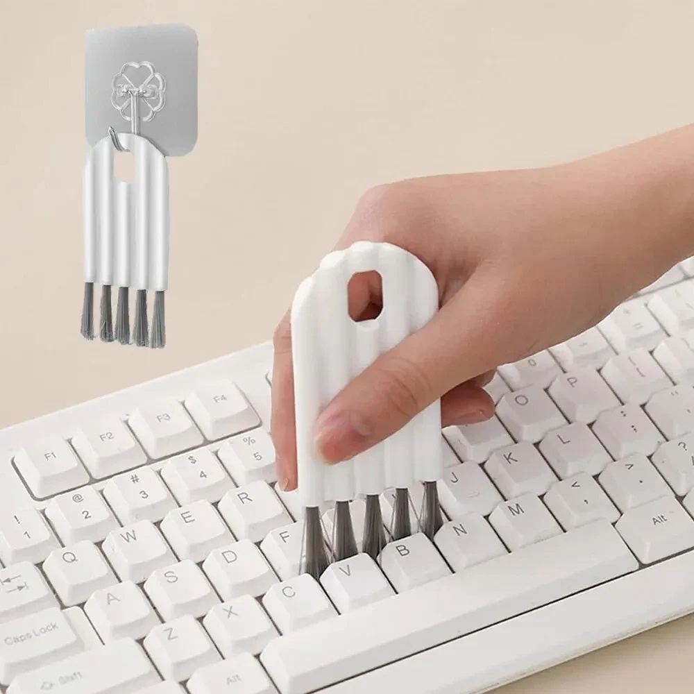 Keyboard Cover - Multifunctionele flexibele telefoonreinigingsborstel Fijne stof Cupdeksel