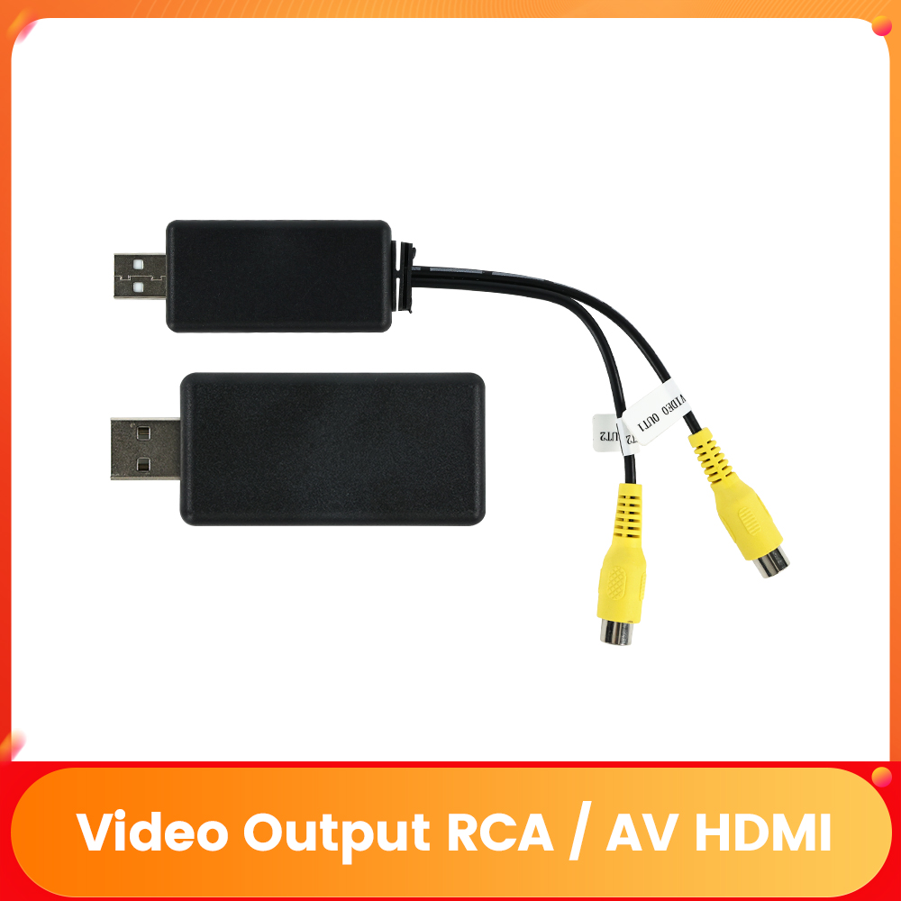 Hdmi Cable - USB naar CVBS RCA video-uitgang adapterbox