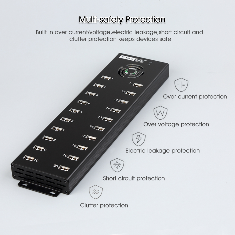 Sipolar A-805P 20-poorts USB 2 - Usb Hub recensie en prijs