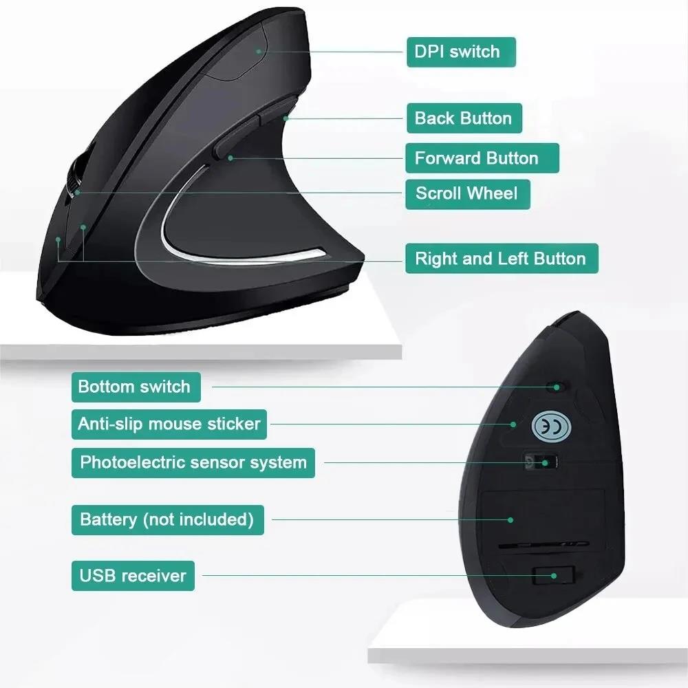 Verticale Muis Ergonomische Mu - Laptop Mouse recensie en prijs