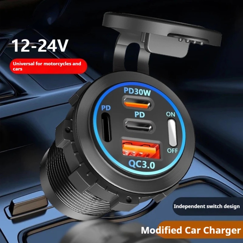 83W PD QC3.0 4-poorts autolade - Usb C Hub recensie en prijs