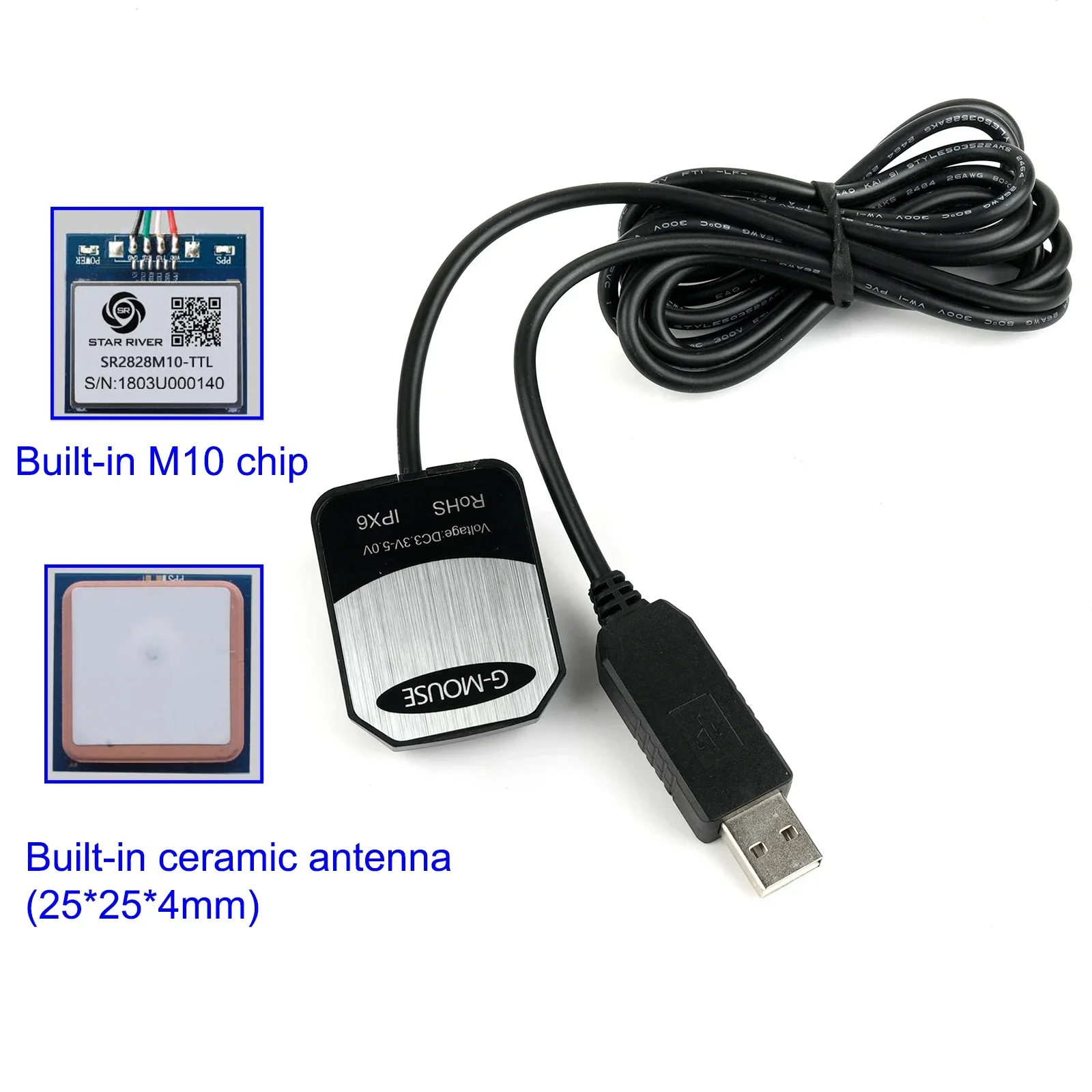M10 G-Mouse USB GPS-module met - Laptop Mouse recensie en prijs