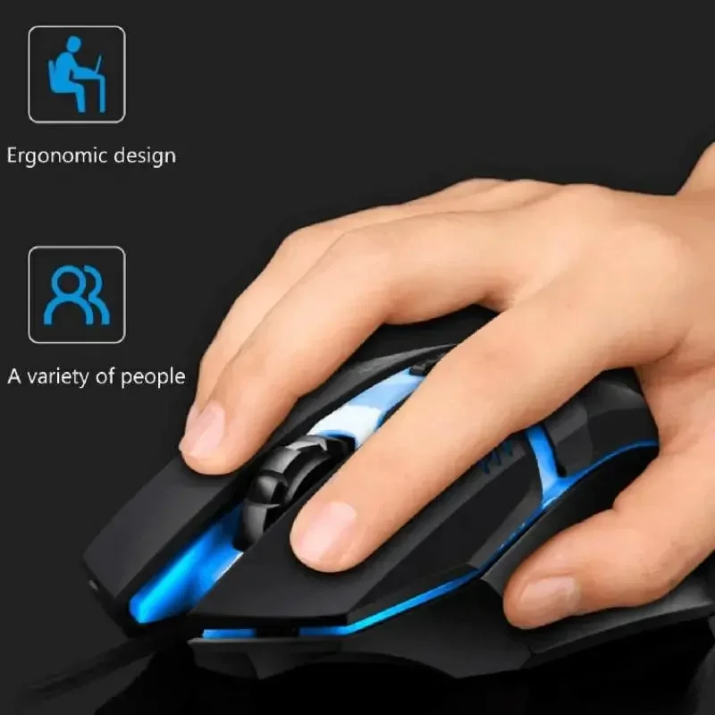 Kleurrijke 3-knops LED E-Sport - Laptop Mouse recensie en prijs