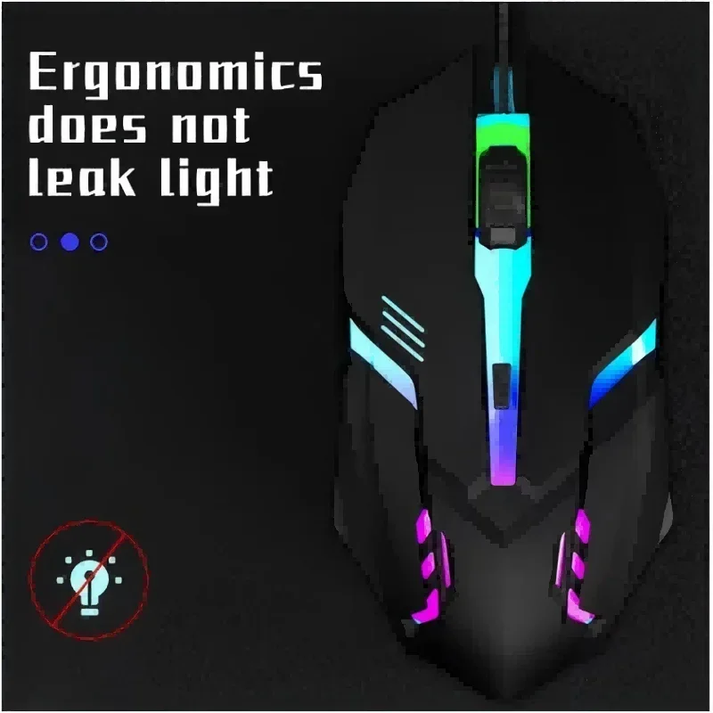 Kleurrijke 3-knops LED E-Sport - Laptop Mouse recensie en prijs