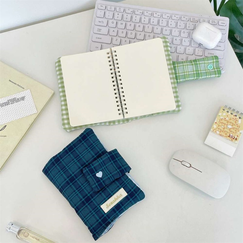 Groen-witte gingham handgemaak - Laptop Sleeve recensie en prijs