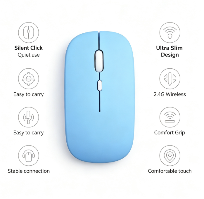 HTMCK draadloze, stille muis m - Laptop Mouse recensie en prijs