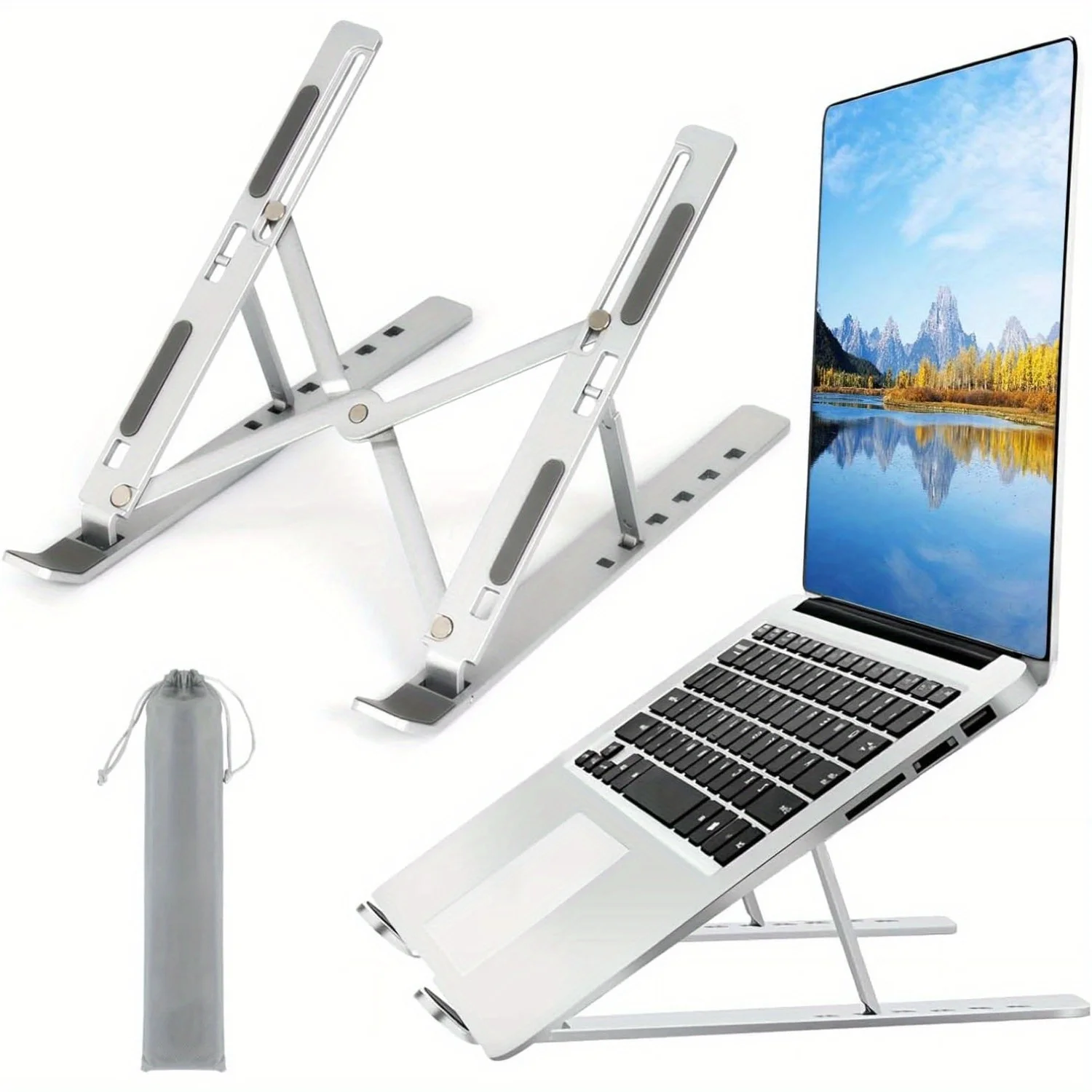 Verstelbare aluminium laptopst - Laptop Cooling Pad recensie en prijs
