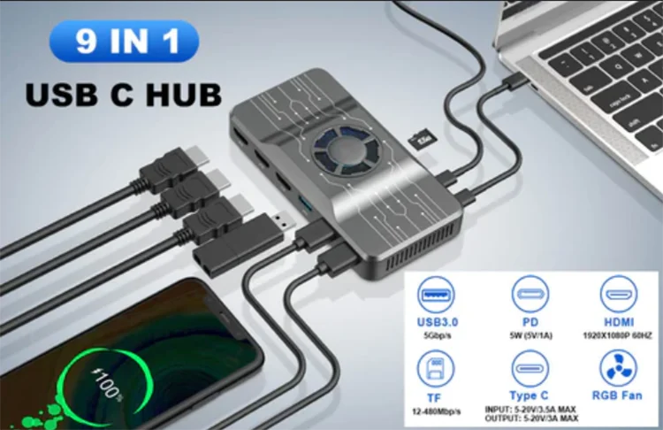 OFIYAA USB 3.0 Docking Station - Usb Hub recensie en prijs