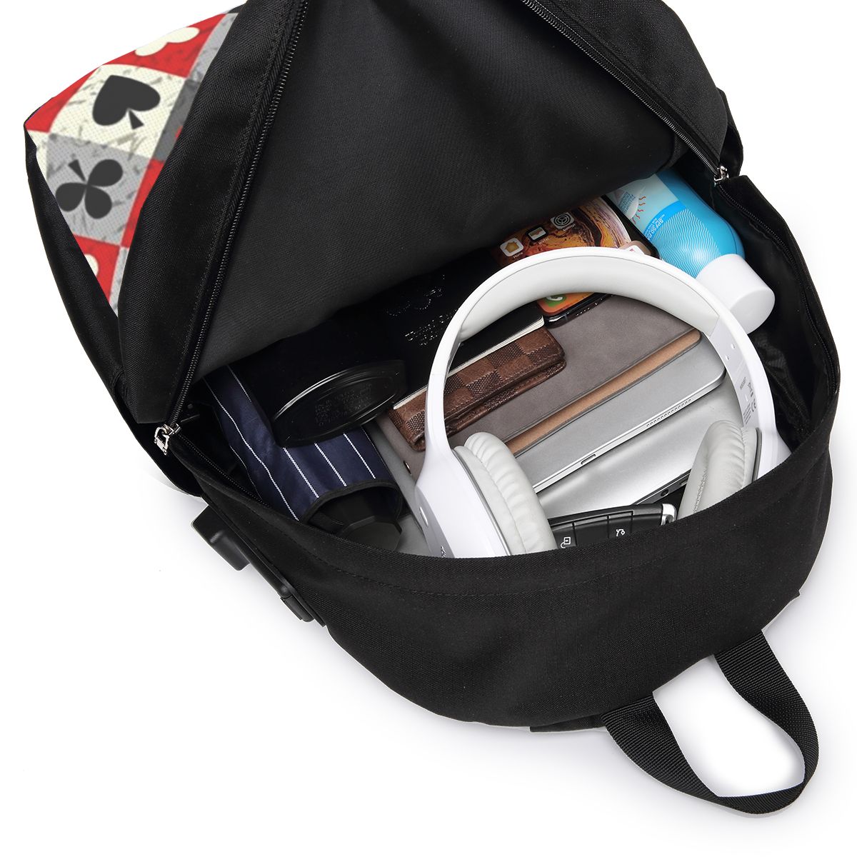 Speelkaarten Poker Print Rugza - Laptop Bag recensie en prijs