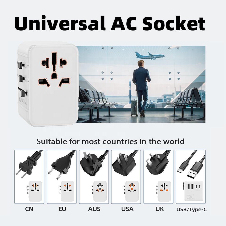 Universele wereldwijde wandcon - Laptop Charger recensie en prijs