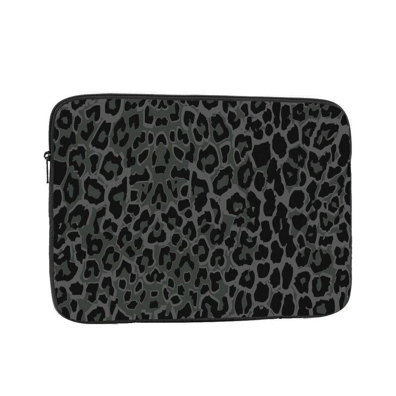 Zwarte luipaardprint laptophoe - Laptop Sleeve recensie en prijs