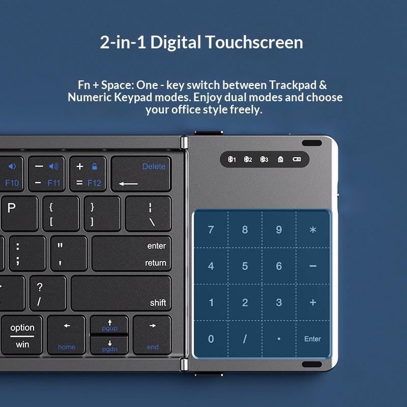 Mengzu Tri Fold draadloos Blue - Laptop Mouse recensie en prijs
