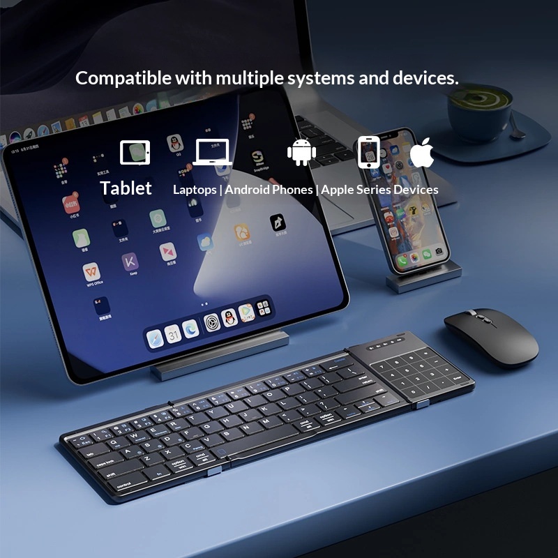 Mengzu Tri Fold draadloos Blue - Laptop Mouse recensie en prijs