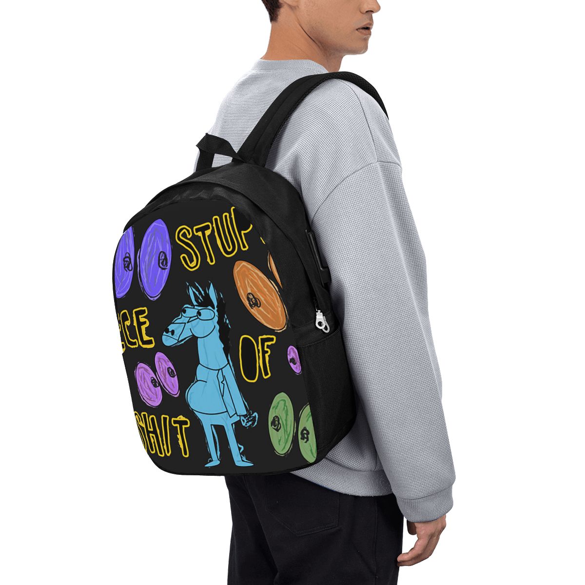 Cartoon Bojack Horseman Stupid - Laptop Bag recensie en prijs