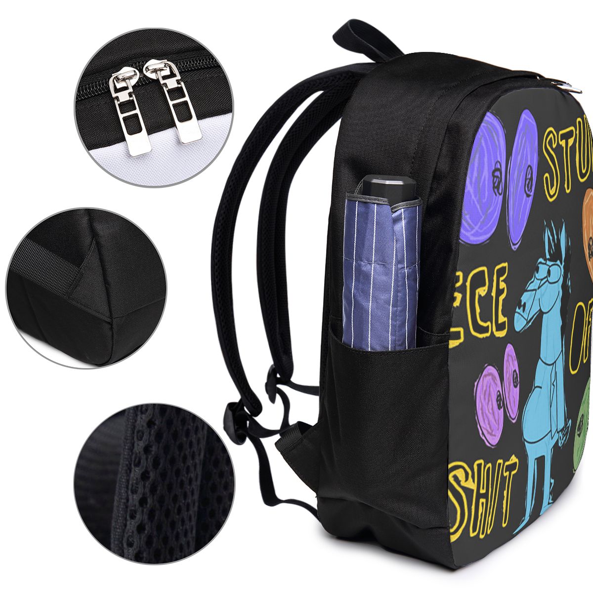 Cartoon Bojack Horseman Stupid - Laptop Bag recensie en prijs