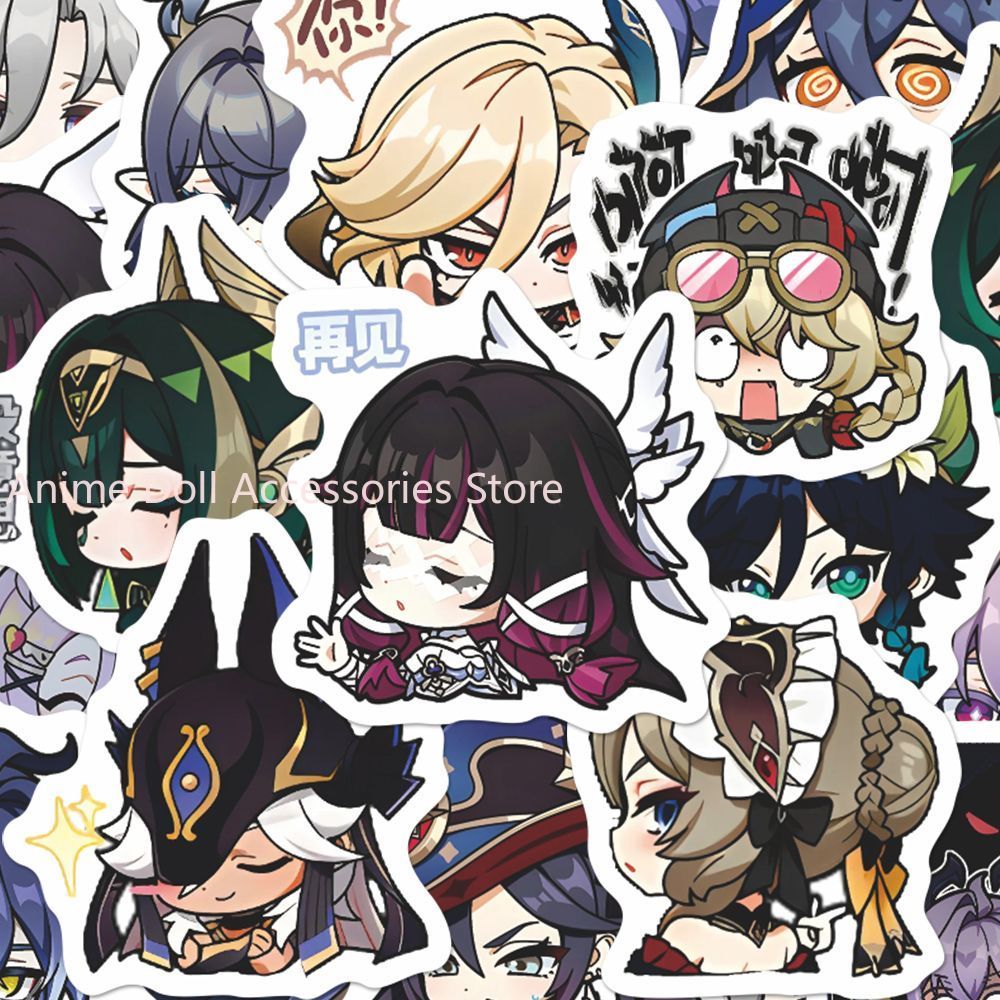 64PCS Genshin Impact Moon Maid - Laptop Original Accessories recensie en prijs